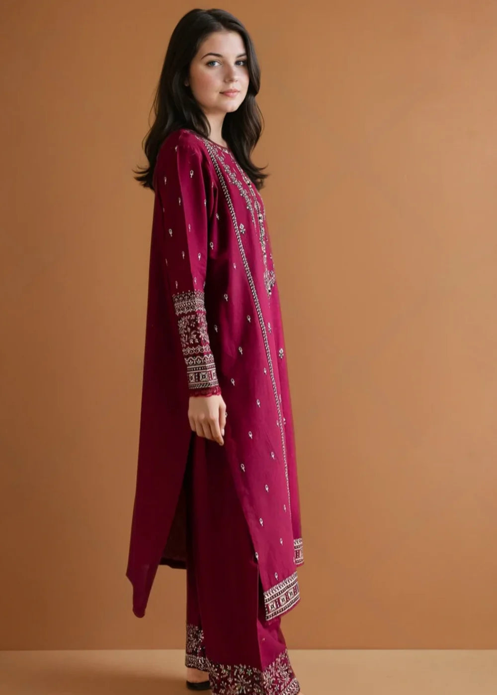 Roohi Embroidered - 2 Pieces - Stitched - Chaudhary Arts