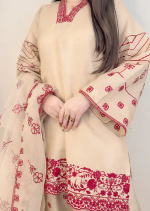 Farshi Shalwar Glamour Bloom - Aster