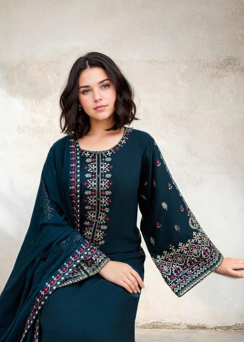 Adab - 3 pieces - teal