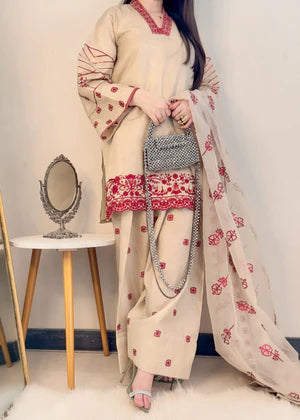 Farshi Shalwar Glamour Bloom - Aster