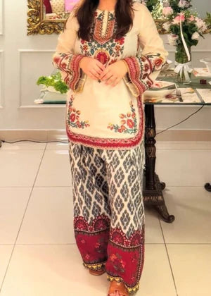 Zaitoon (Digital Printed 2 PCs) - Gulposh
