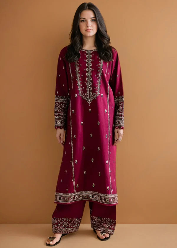 Roohi Embroidered - 2 Pieces - Stitched - Chaudhary Arts