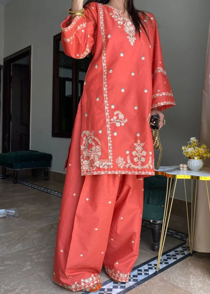 JANNAT LAWN FARSHI 2PC - Tehzeeb Libas
