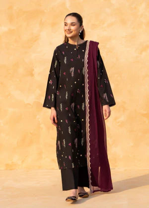 Diana Embroidered - 3 Pieces - Chaudhary Arts