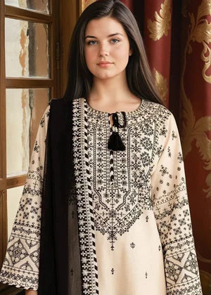 Arfa Embroidered (stitched) - 3 pieces - Chaudhary Arts