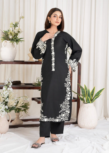 Black Eyed Embroidered - 2 Pieces - Chaudhary Arts