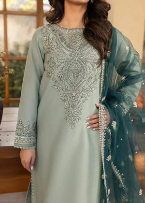 SEA SAND EMBROIDERED 3PCS - Stylish Collection