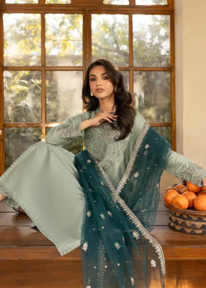SEA SAND EMBROIDERED 3PCS - Stylish Collection