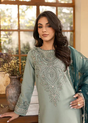 SEA SAND EMBROIDERED 3PCS - Stylish Collection